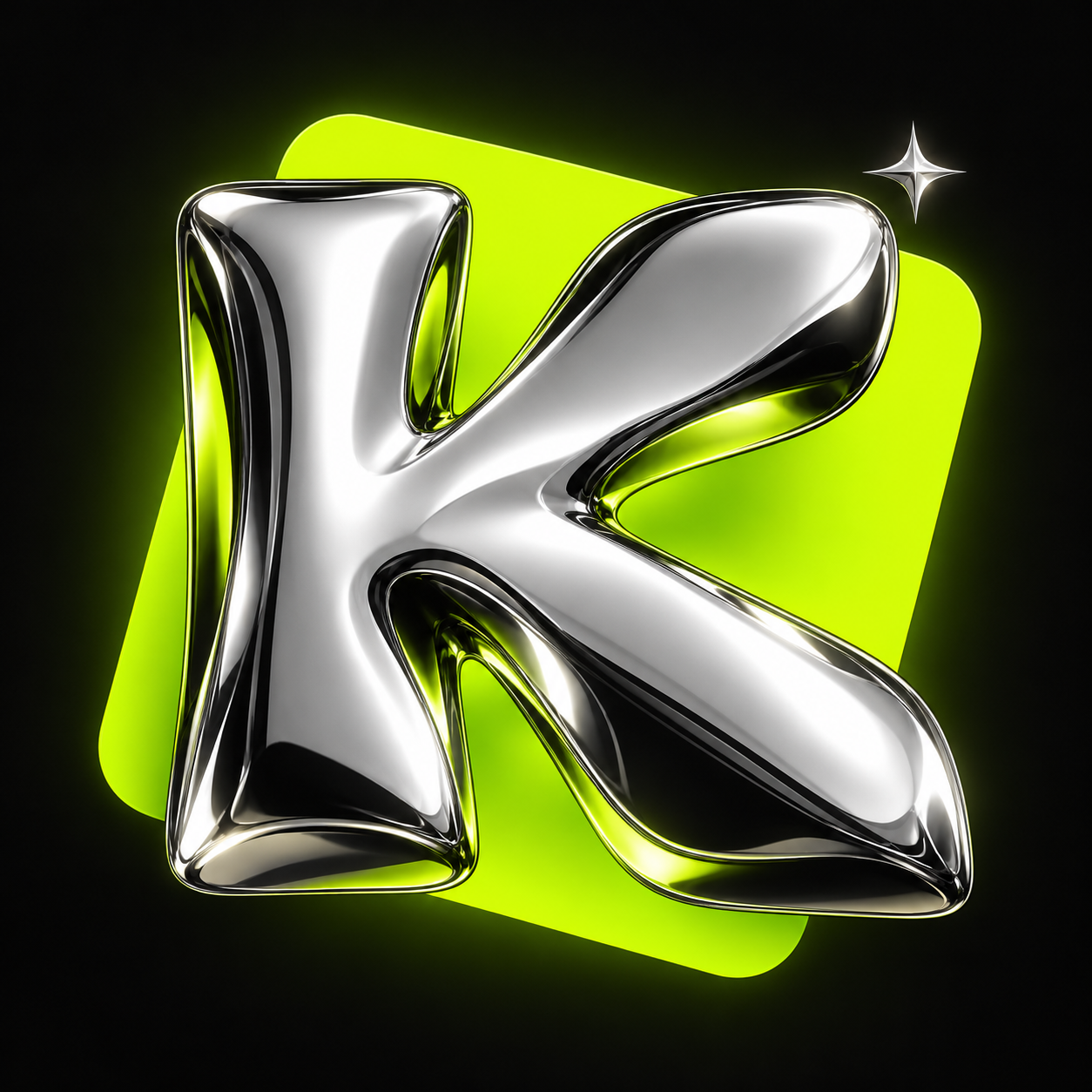 Хромированный знак KLIKO